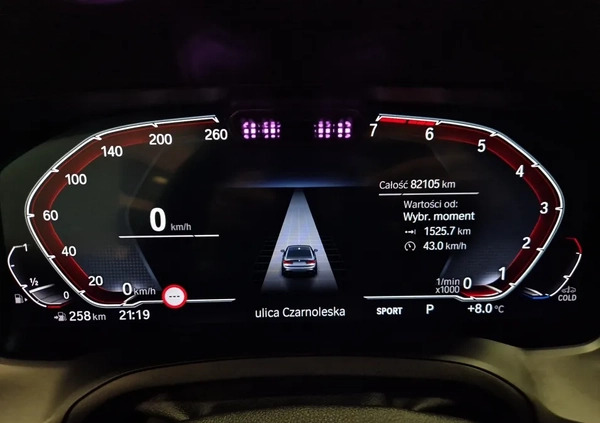 BMW Seria 3 cena 139999 przebieg: 82105, rok produkcji 2019 z Góra małe 596